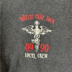 Vintage 1989 Motley Crue Local Crew T-Shirt | Dr. Feelgood Tour | Thrashed